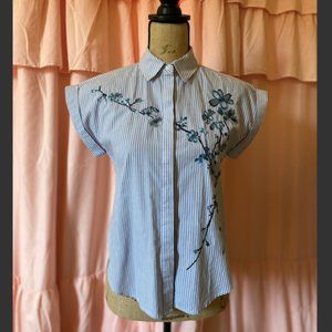 A New Day embroidered button down- 10% off